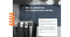 Desktop Screenshot of aml-ag.ch
